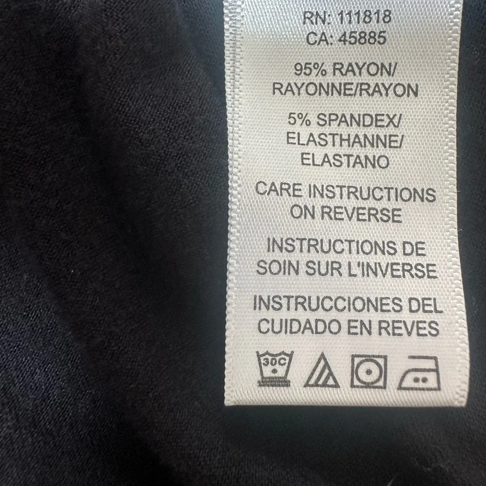 Michael Kors Black‎ Empire Waist Jersey Dress, Size XS, MSRP $128 - Picture 5 of 6